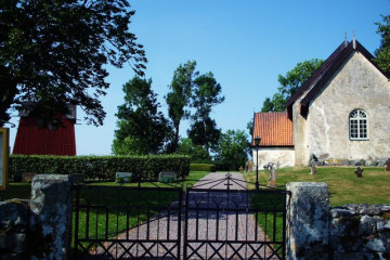 020-02.08. Rundfahrt auf der Vaenernhalbinsel Kalland-Kirche von Skalunda